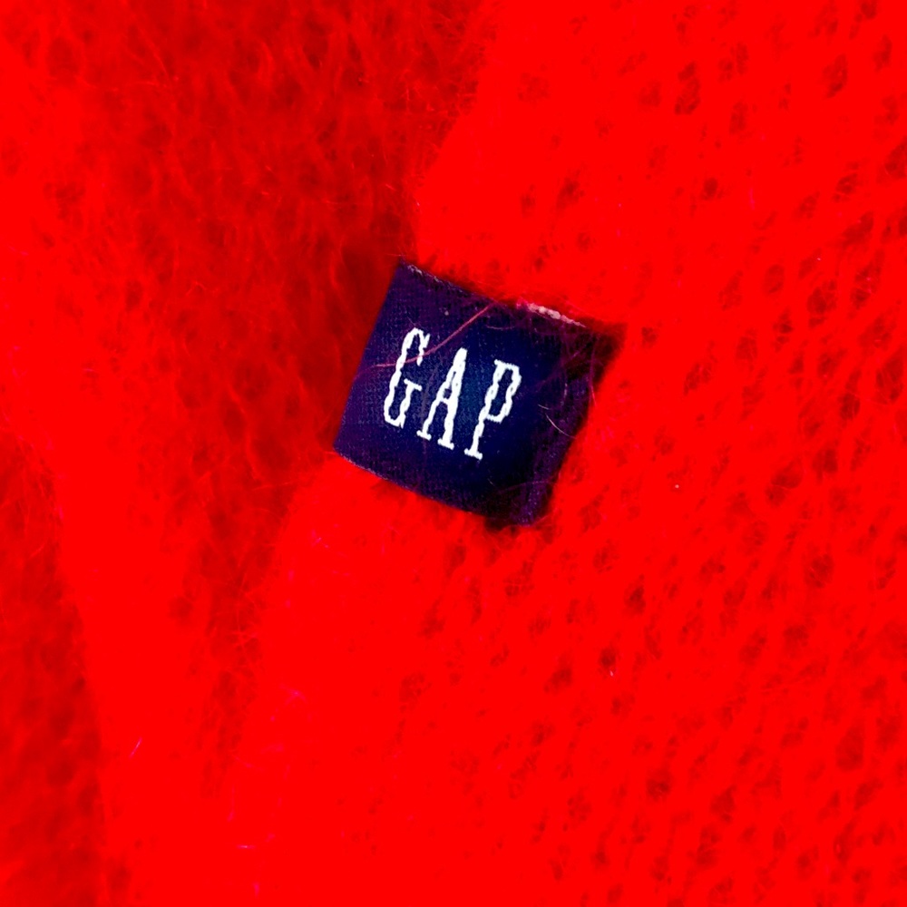 Gap Mohair Scarf Red